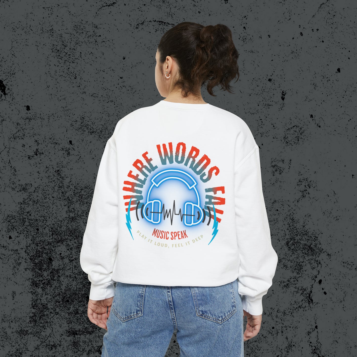 Words Fail  Sweatshirt