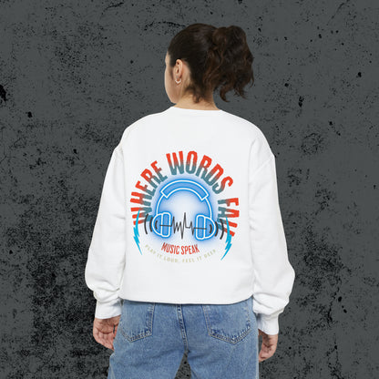 Words Fail  Sweatshirt